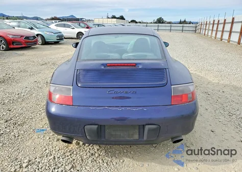 2001 Porsche 911 Carrera 2 z USA, uszkodzony, nr VIN WP0AA29991S620656